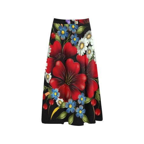 Bouquet Of Flowers Aoede Crepe Skirt (Model D16)