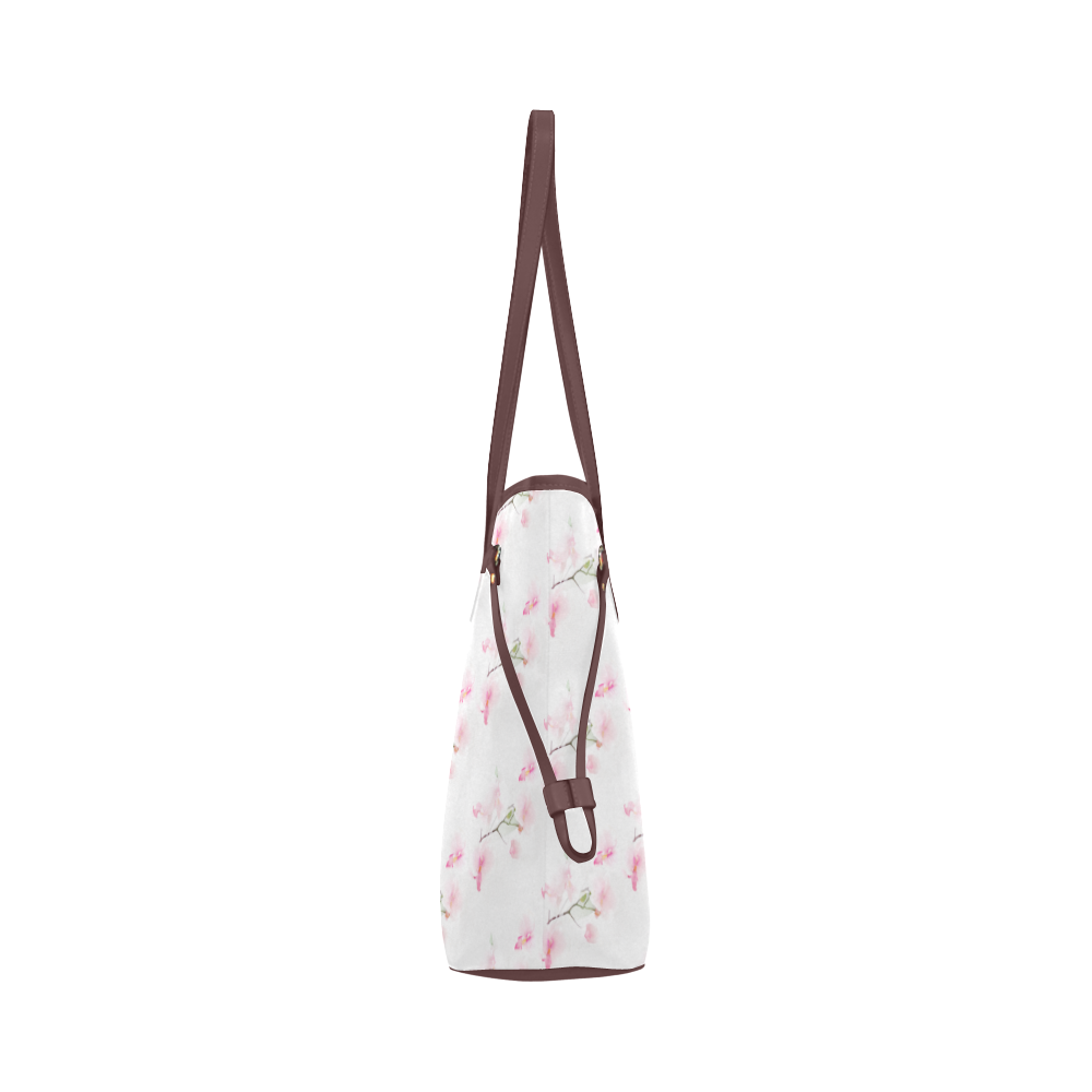 PATTERN ORCHIDÉES Clover Canvas Tote Bag (Model 1661)