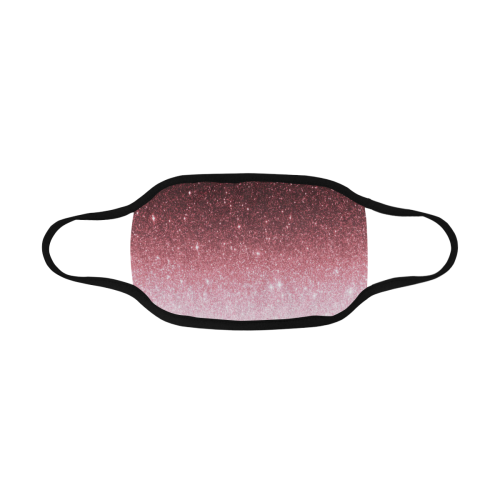 rose gold Glitter gradient Mouth Mask