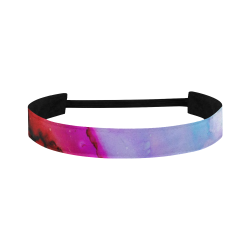 Red purple green ink Sports Headband
