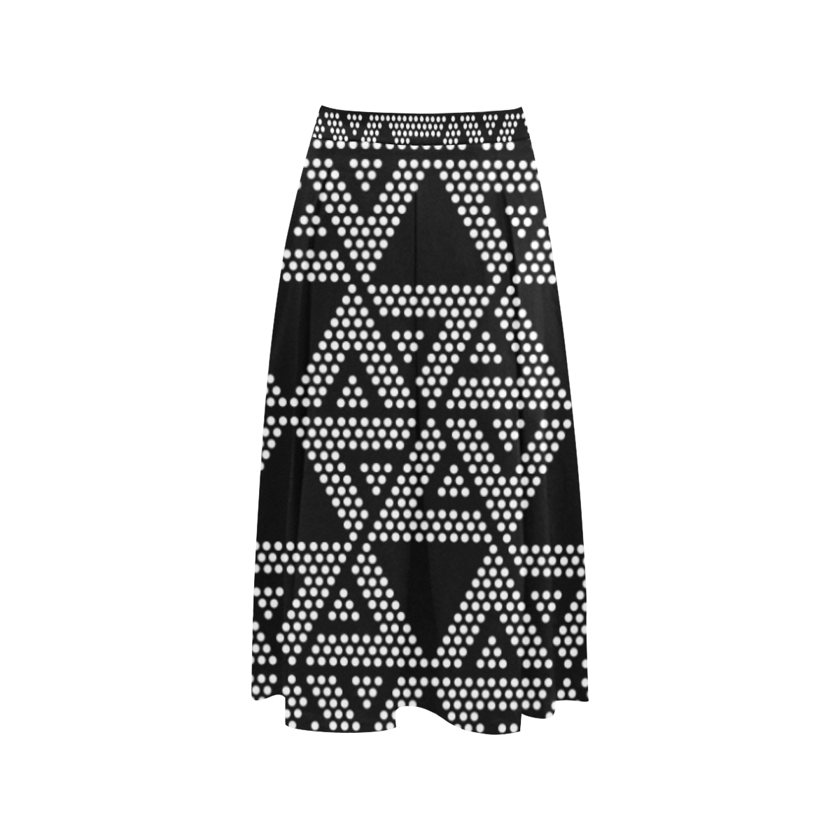 Polka Dots Party Aoede Crepe Skirt (Model D16)