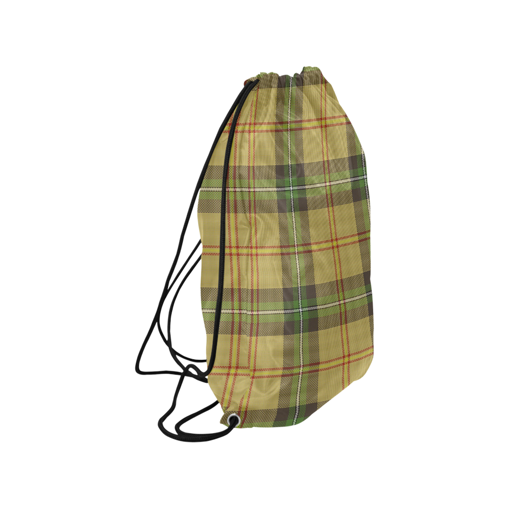 Saskatchewan tartan Medium Drawstring Bag Model 1604 (Twin Sides) 13.8"(W) * 18.1"(H)