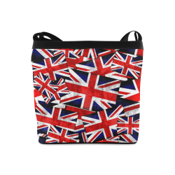Union Jack British UK Flag Crossbody Bags (Model 1613)