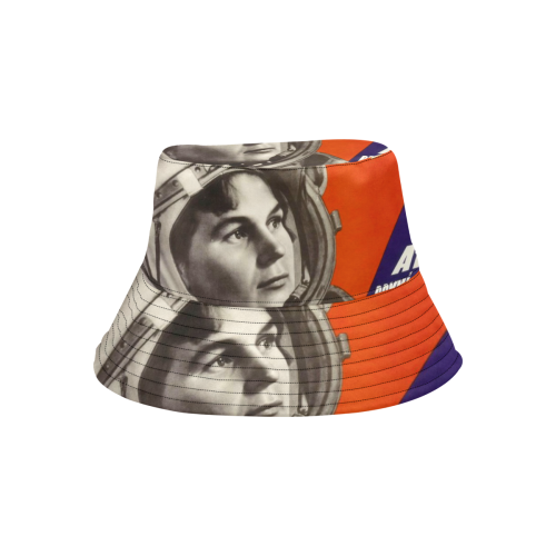 Glory to the first woman cosmonaut! All Over Print Bucket Hat
