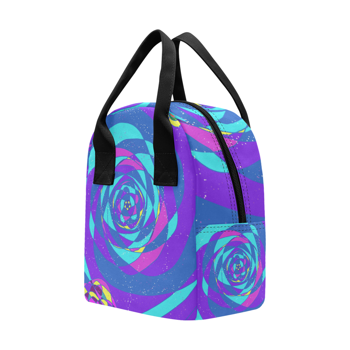 Swirl Design Zipper Lunch Bag (Model 1689)