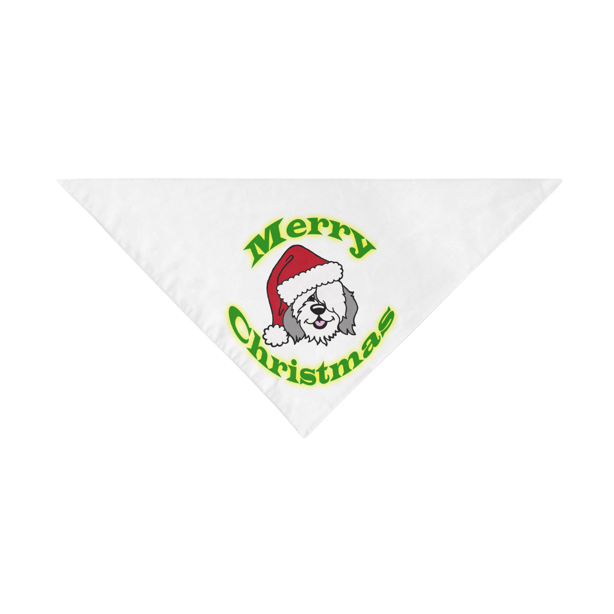 Merry Christmas Pet Dog Bandana/Large Size