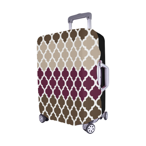 stripe lace pattern Luggage Cover/Medium 22"-25"