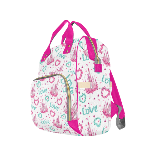 mickeylove1diaperbag Multi-Function Diaper Backpack/Diaper Bag (Model 1688)