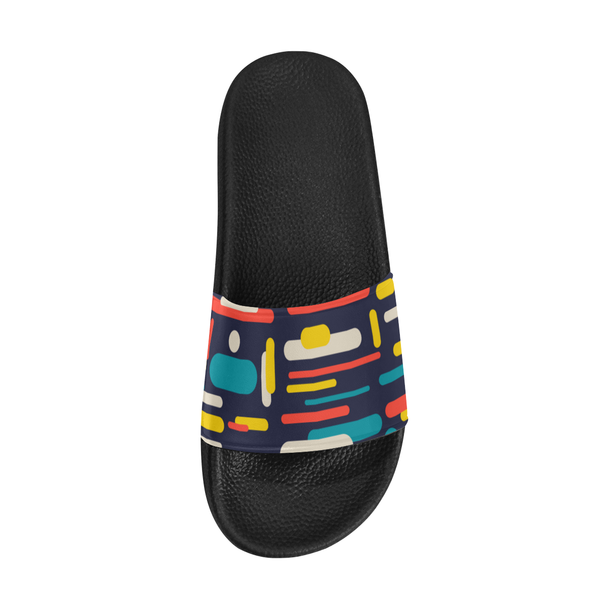 Colorful Rectangles Women's Slide Sandals (Model 057)