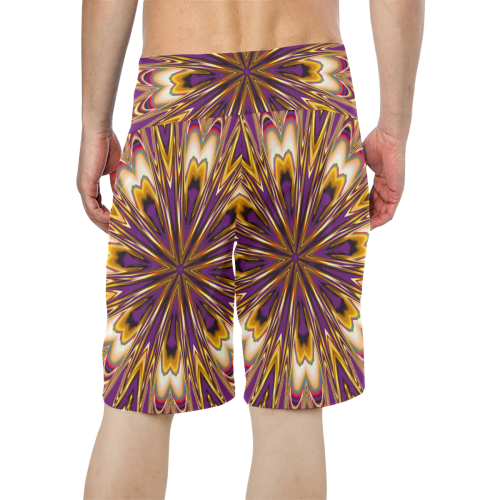 Arizona Blossom Men's All Over Print Board Shorts (Model L16)
