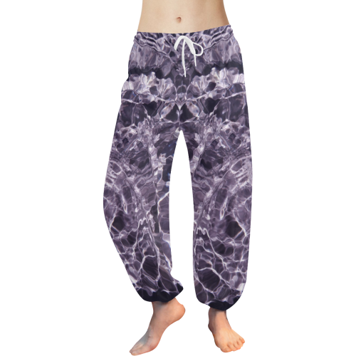 violaceous soul Women's All Over Print Harem Pants (Model L18)