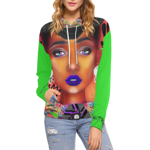 anoiting artsadd All Over Print Hoodie for Women (USA Size) (Model H13)