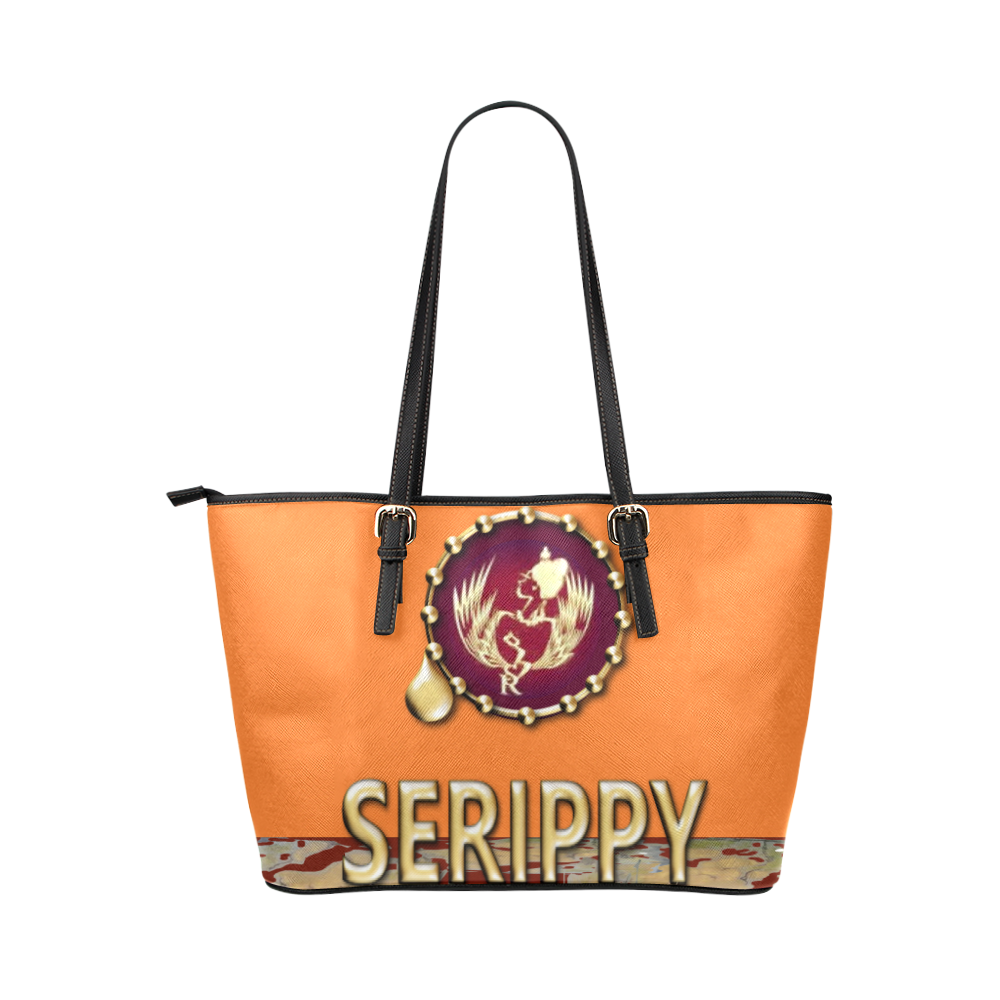 serippy Leather Tote Bag/Large (Model 1651)