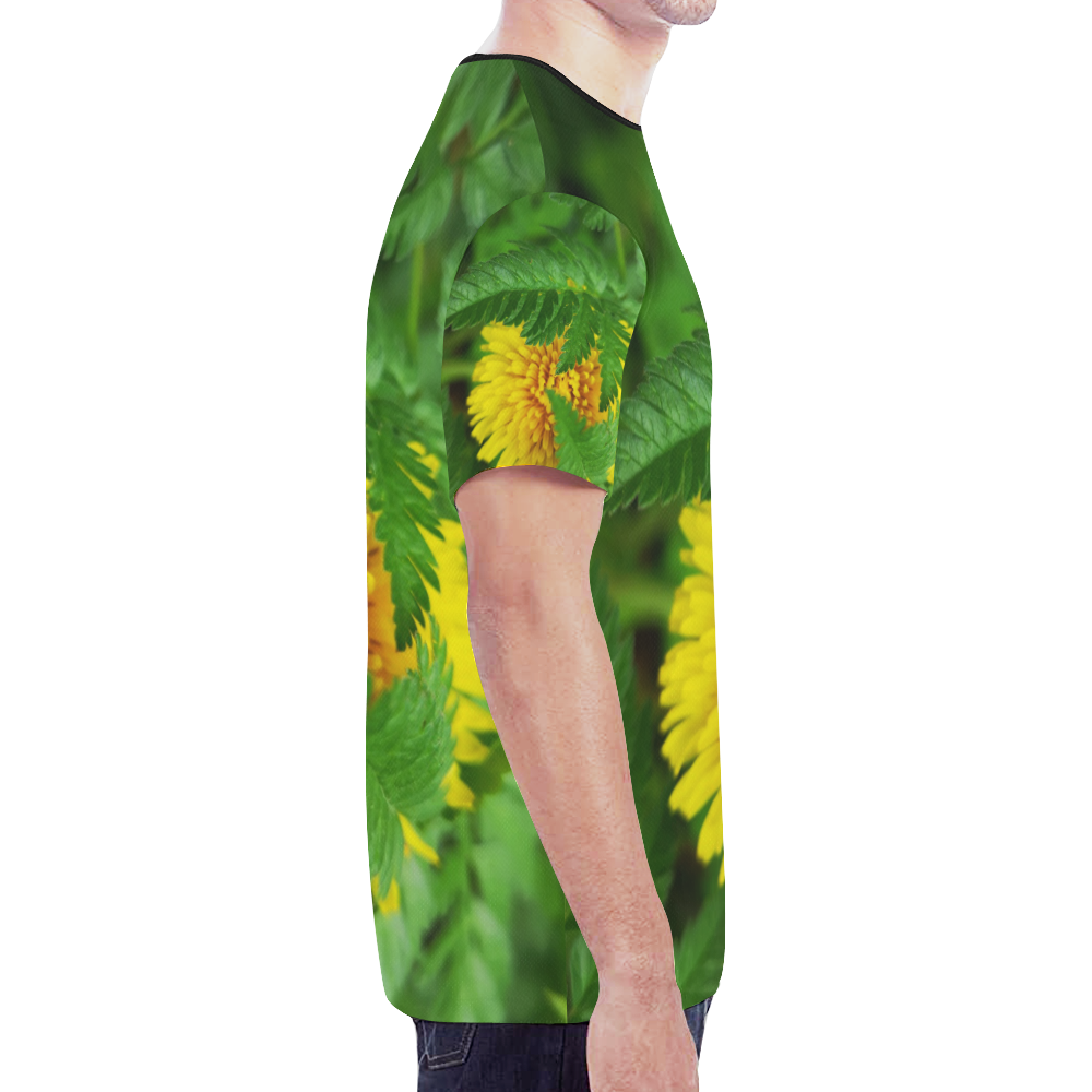 flowerhug New All Over Print T-shirt for Men (Model T45)
