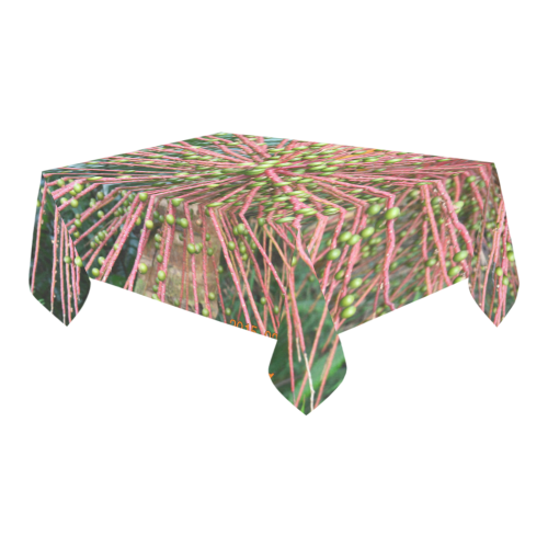 YS_0004 - Sierra Palm Seeds #1 Cotton Linen Tablecloth 60" x 90"