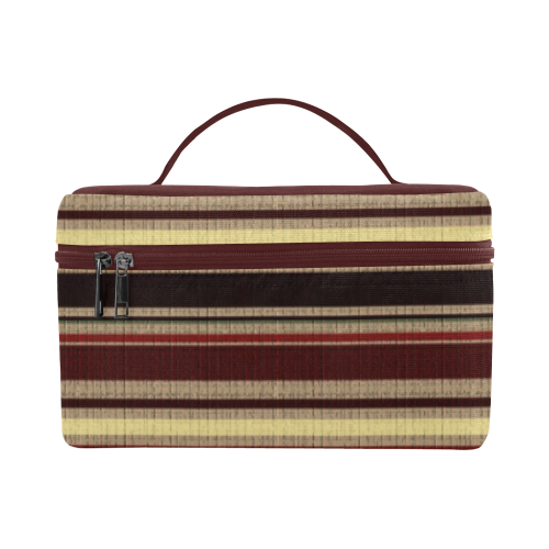Dark textured stripes Cosmetic Bag/Large (Model 1658)