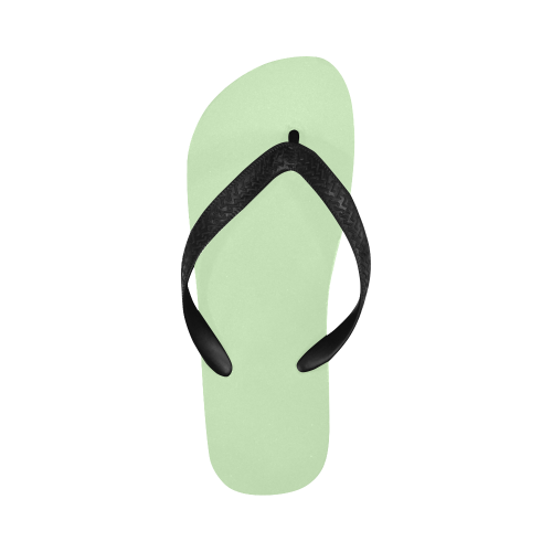 color tea green Flip Flops for Men/Women (Model 040)