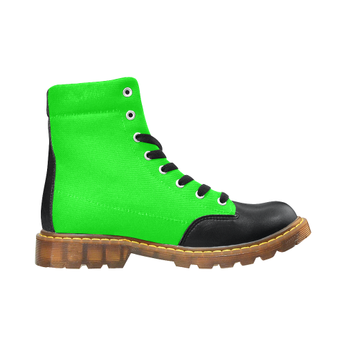 Green Apache Round Toe Men's Winter Boots (Model 1402)