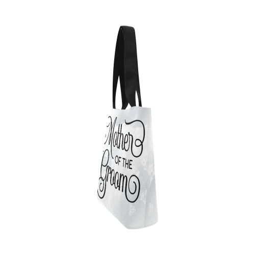 FD's Wedding Collection- Mother of the Groom White Lace Tote Bag 53086 Canvas Tote Bag (Model 1657)