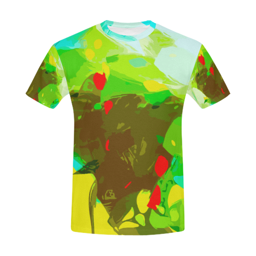 Greenhouse Art T-Shirt For Men USA Size Model T40-649 All Over Print T-Shirt for Men (USA Size) (Model T40)