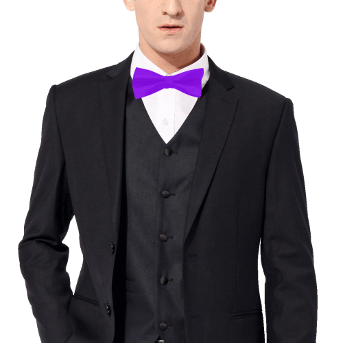 color electric violet Custom Bow Tie