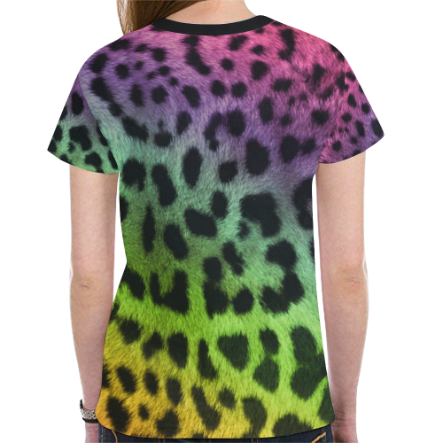 Cheetah New All Over Print T-shirt for Women (Model T45)