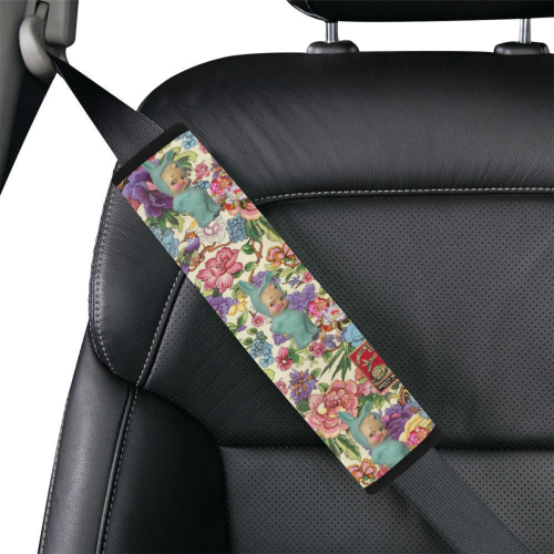 Lapinou de mon Coeur Car Seat Belt Cover 7''x12.6''