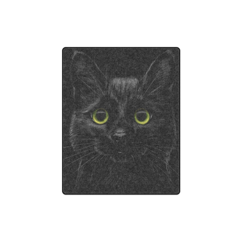 Black Cat Blanket 40"x50"