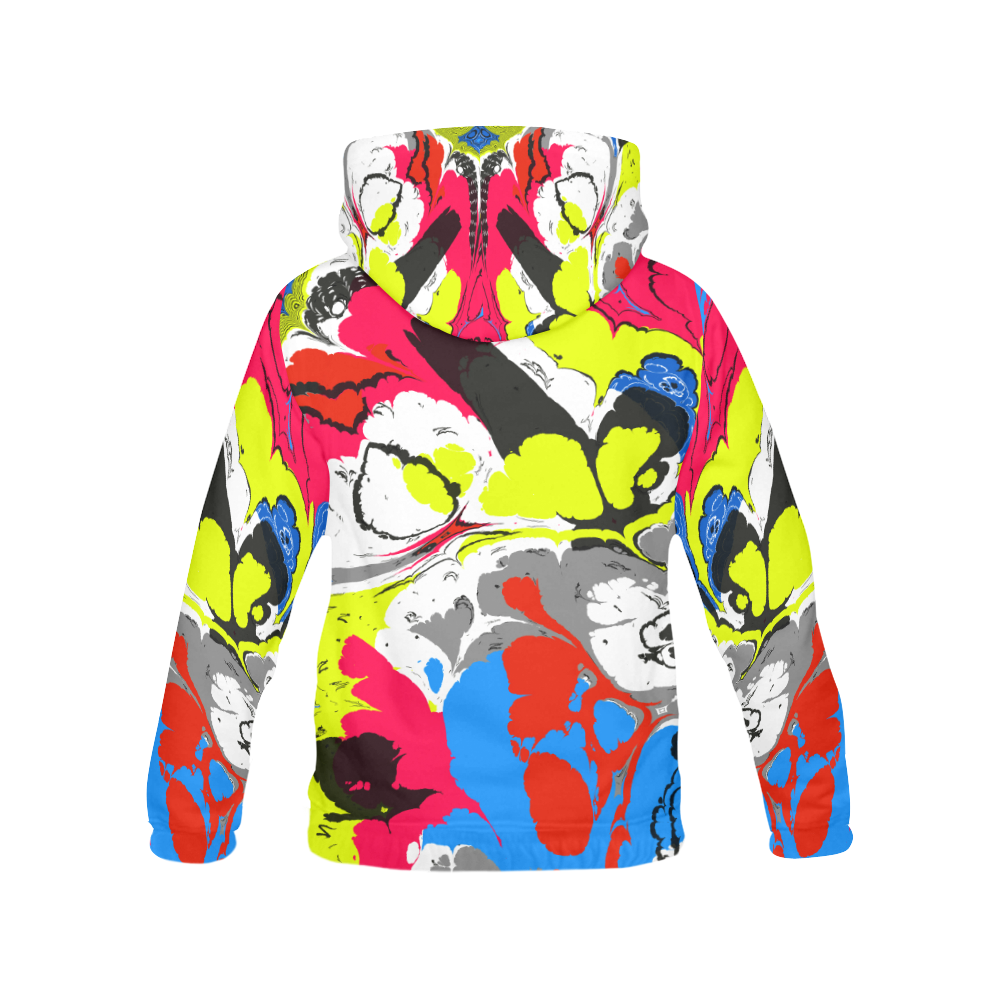 Colorful distorted shapes2 All Over Print Hoodie for Men (USA Size) (Model H13)