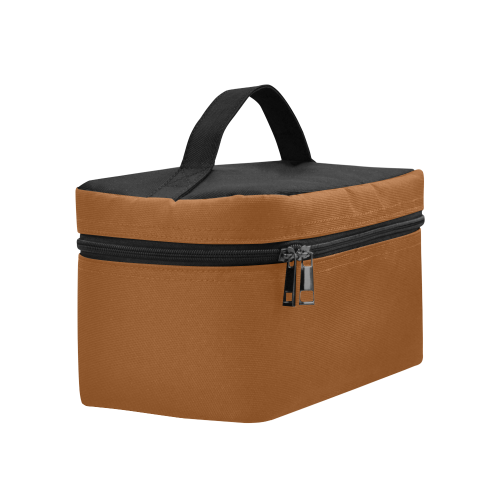 color saddle brown Cosmetic Bag/Large (Model 1658)