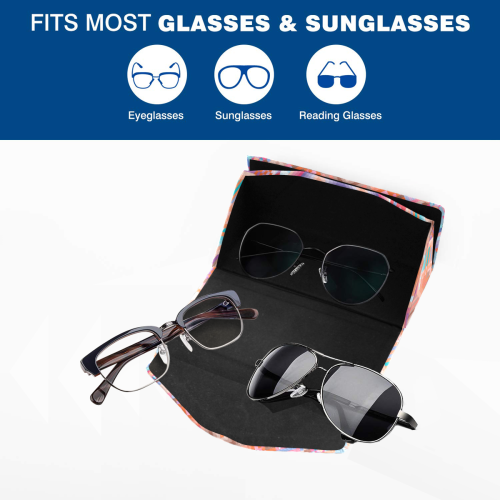 Researcher Custom Foldable Glasses Case