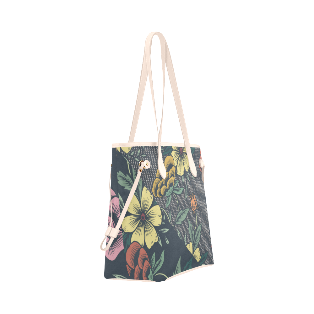 Clover bag Flowers 3 Clover Canvas Tote Bag (Model 1661)