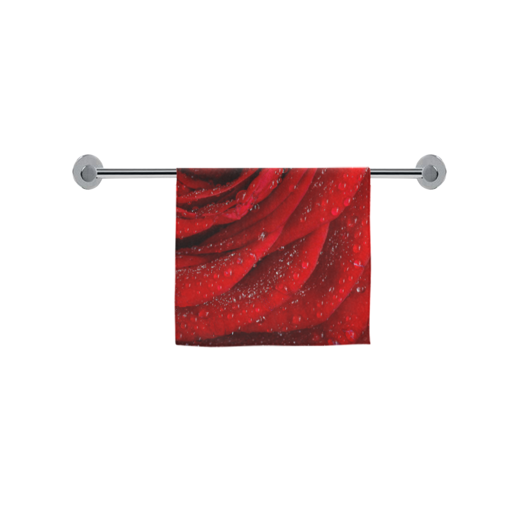 Red rosa Custom Towel 16"x28"
