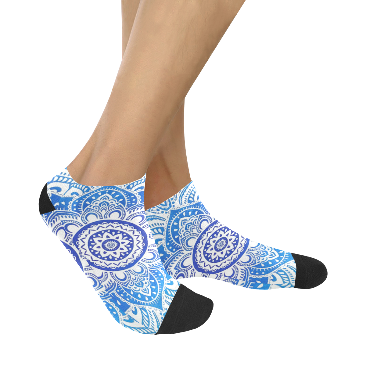 MANDALA LOTUS FLOWER Women's Ankle Socks