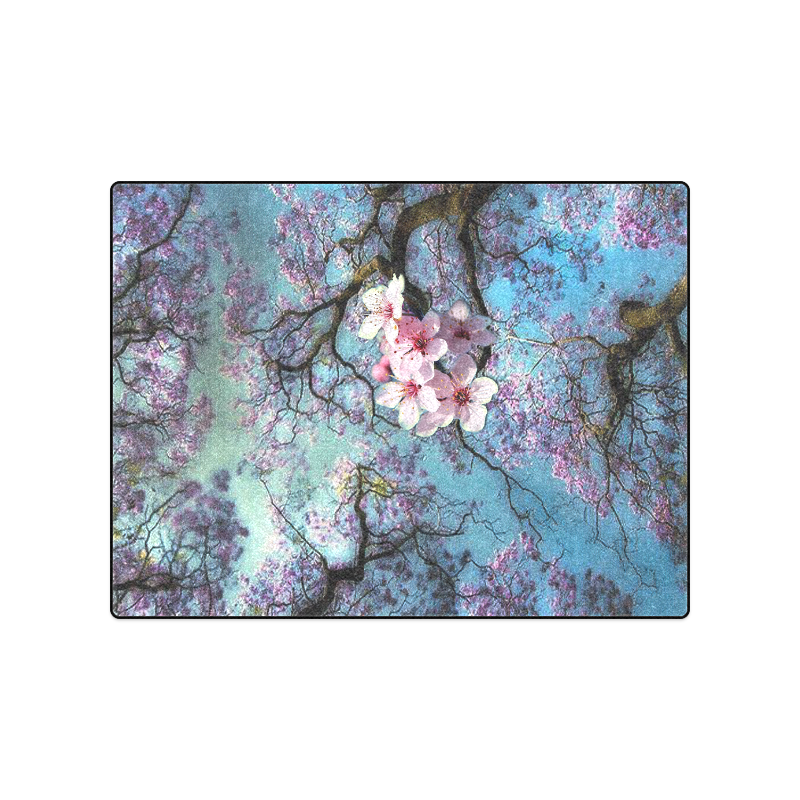 Cherry blossomL Blanket 50"x60"