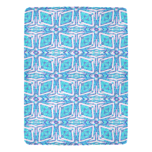 geometric doodle 1 Ultra-Soft Micro Fleece Blanket 60"x80"