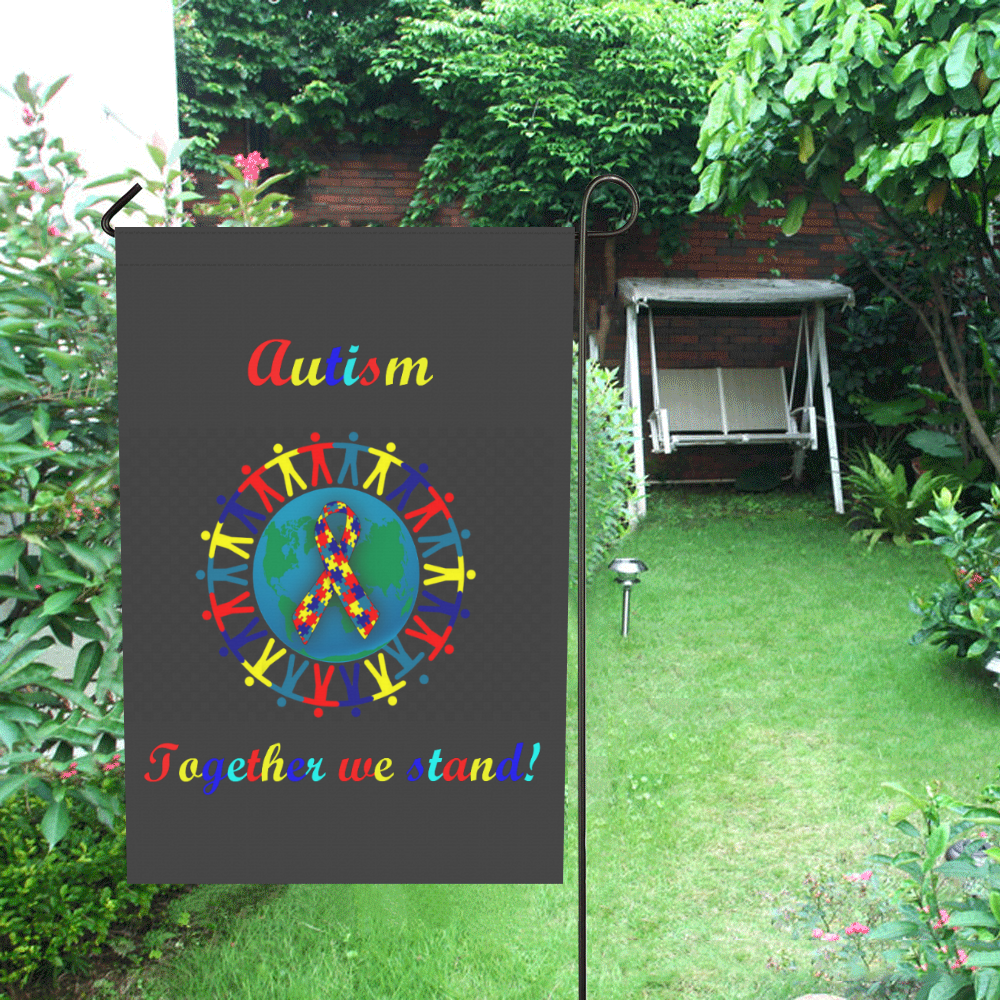 Autism Garden Flag 28''x40'' （Without Flagpole）