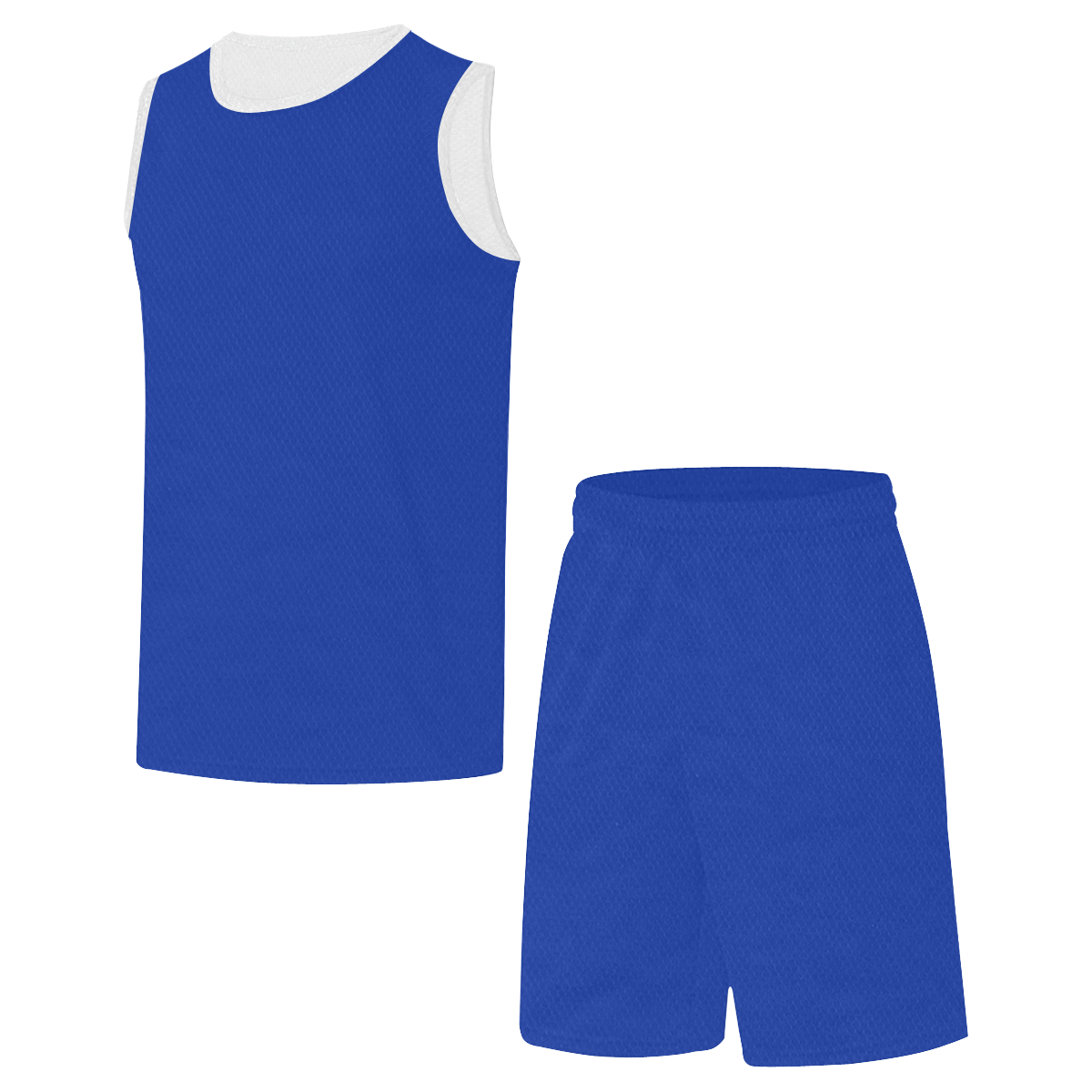 color Egyptian blue All Over Print Basketball Uniform