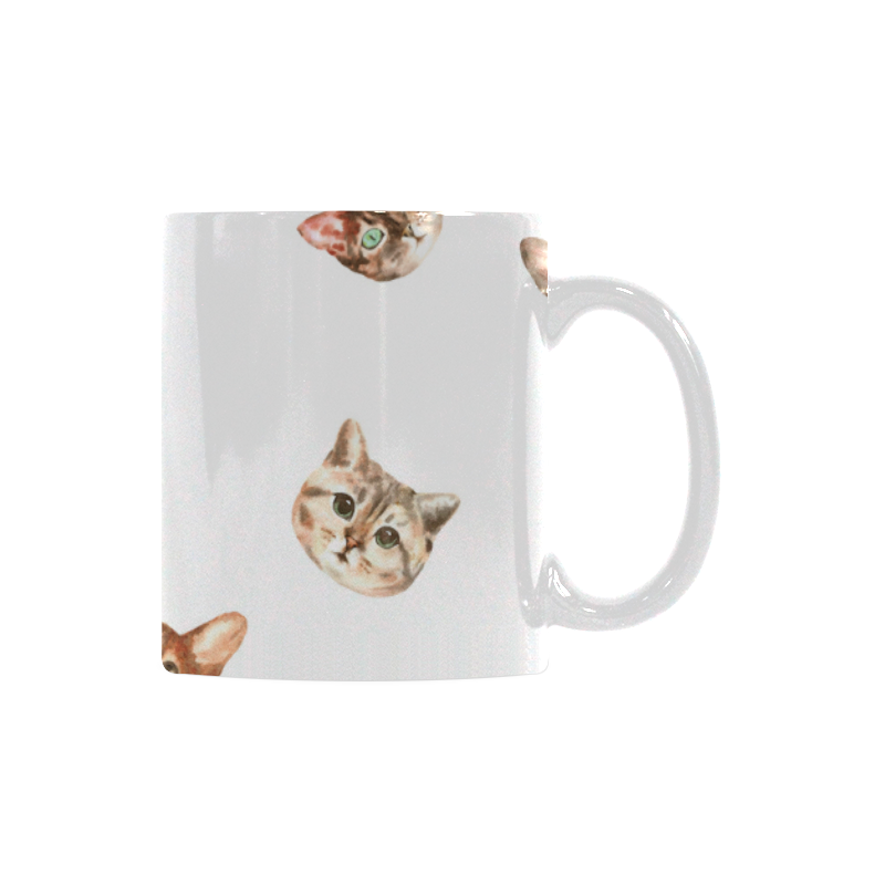 cut cats mug White Mug(11OZ)