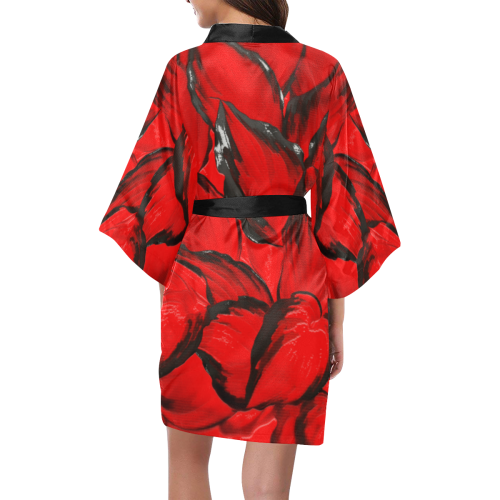 leafs_abstract TRY2 06 Kimono Robe