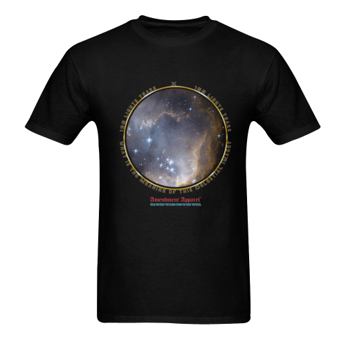 Celestial-Image-Eng Men's T-Shirt in USA Size (Two Sides Printing)