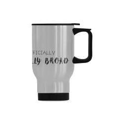 Bully Broad Travel Mug Travel Mug (Silver) (14 Oz)