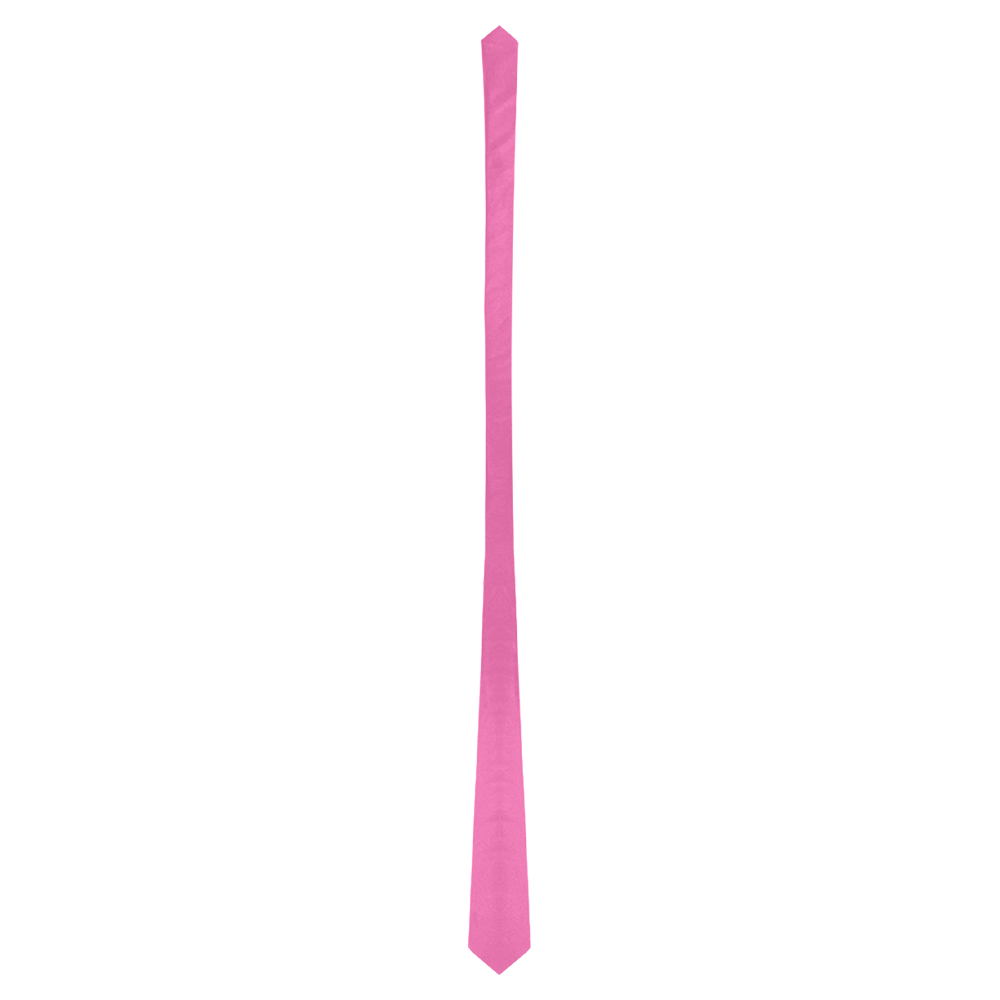 color hotpink Classic Necktie (Two Sides)