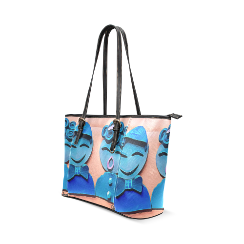 Oh Me Oh My Leather Tote Bag/Large (Model 1640)