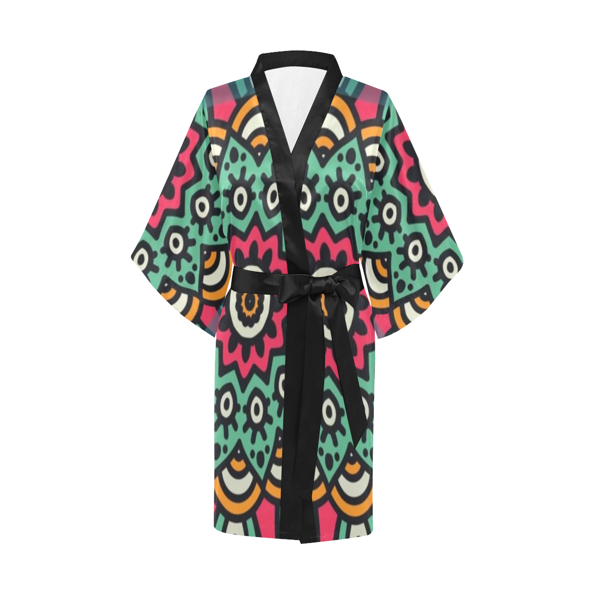 LIFE OF GOD MANDALAS Kimono Robe