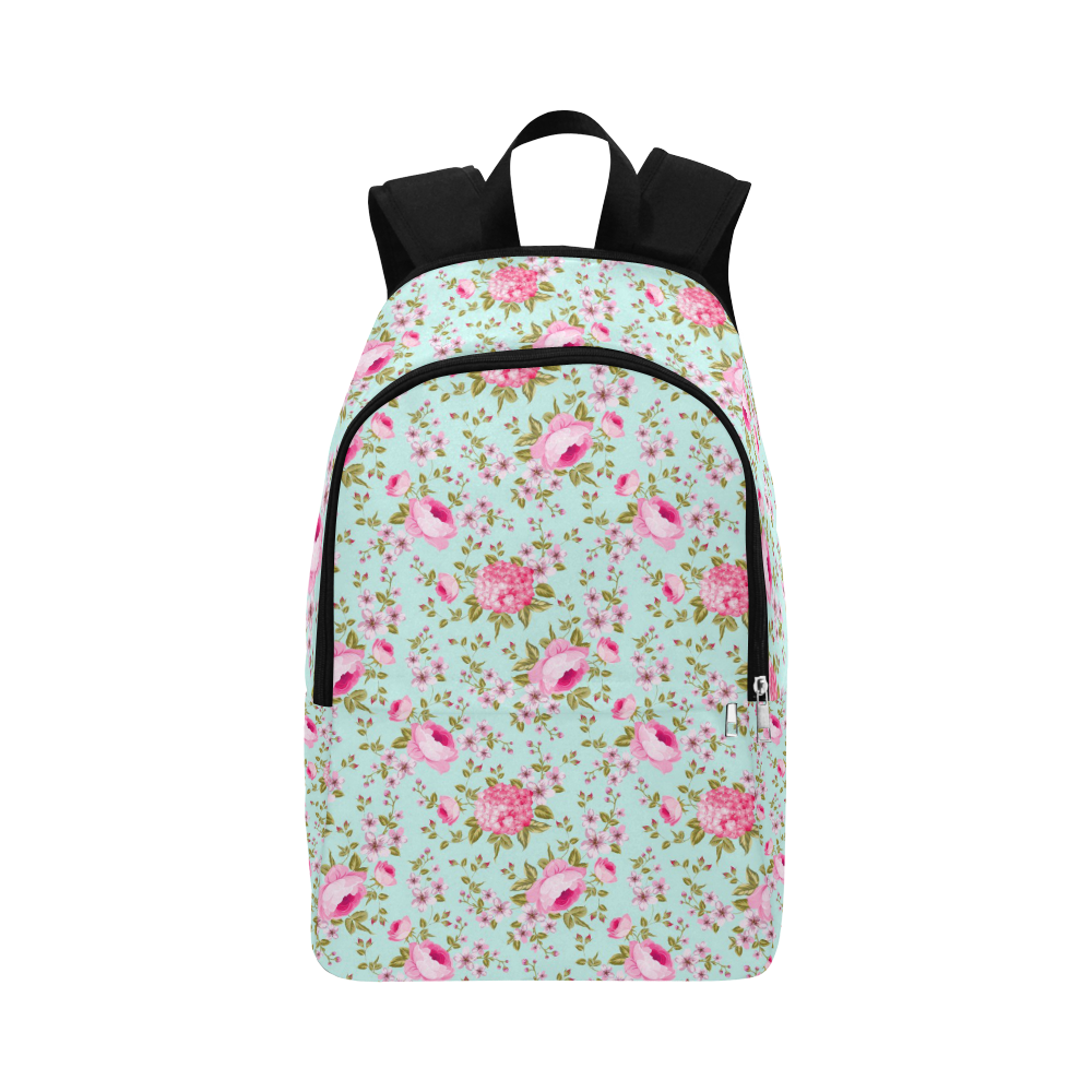 Peony Pattern Fabric Backpack for Adult (Model 1659)