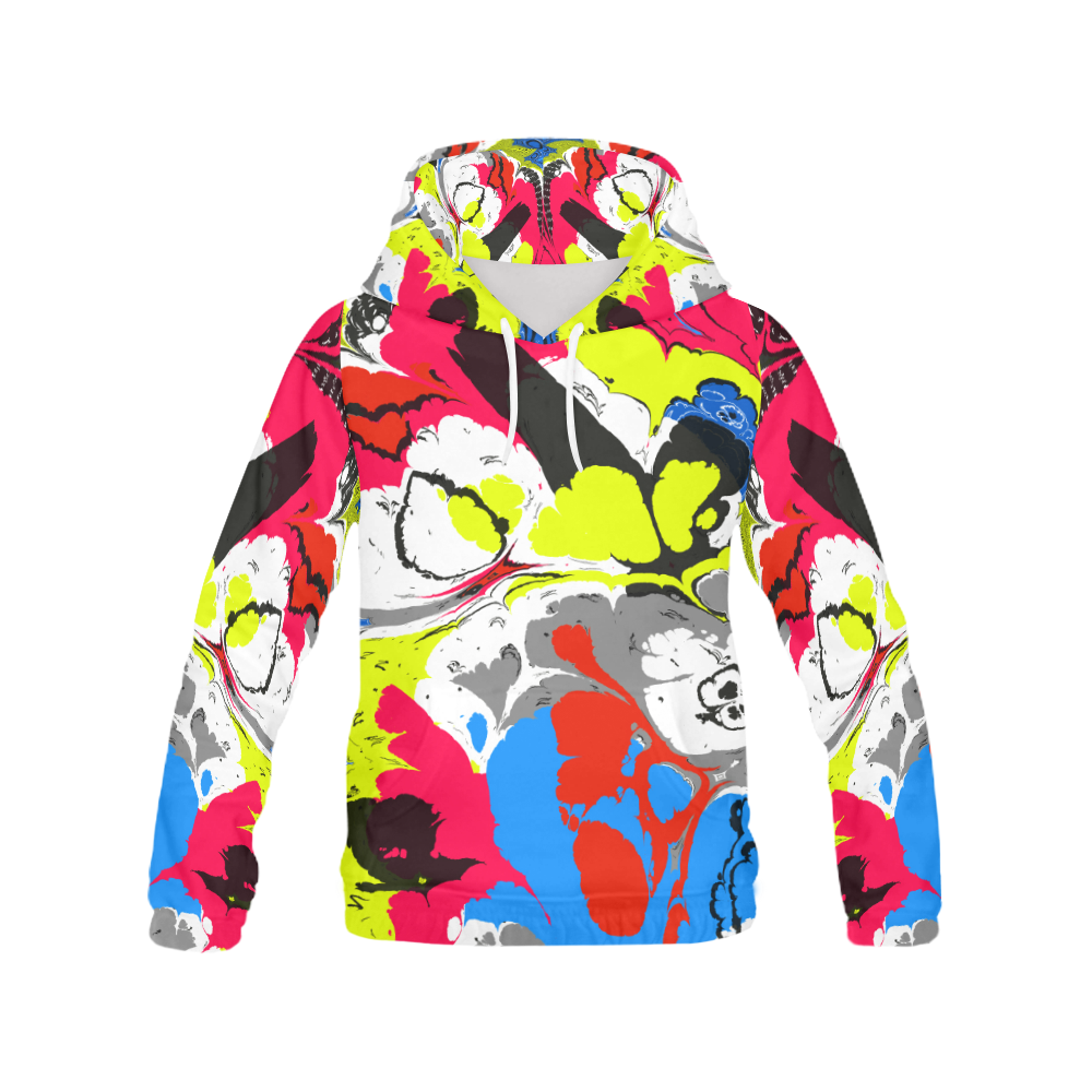 Colorful distorted shapes2 All Over Print Hoodie for Men (USA Size) (Model H13)