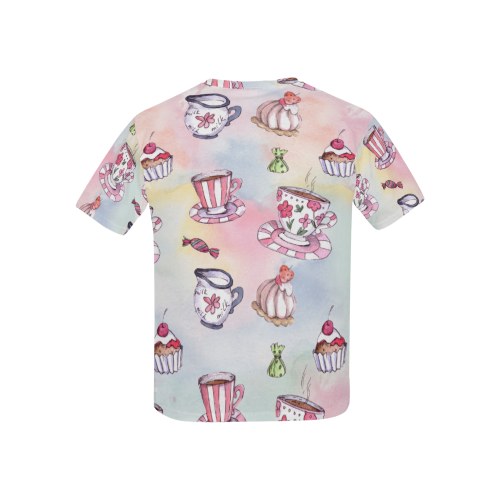 Coffee and sweeets Kids' All Over Print T-shirt (USA Size) (Model T40)