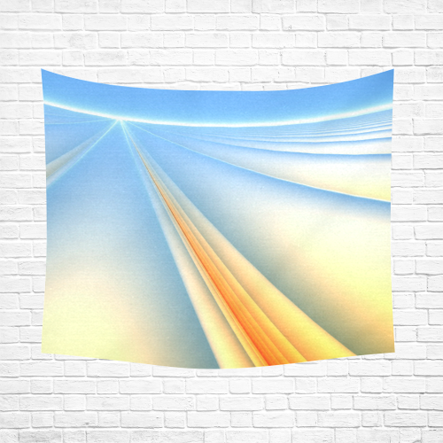The Blinding Light of Day Cotton Linen Wall Tapestry 60"x 51"