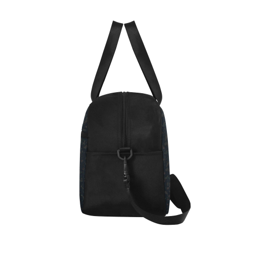 SKULL PINK ON BLACK Fitness Handbag (Model 1671)
